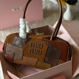 Miu Miu Beau Leather Patchwork Bag