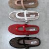 Alaïa Fishnet Ballet Flats